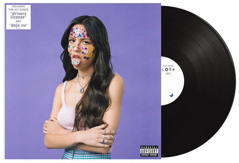Olivia Rodrigo Sour Urban Outfitters Exclusive LP Vinyl Black