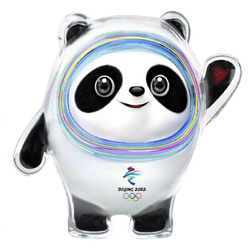 Olympic Beijing 2022 Official Mascot Bing Dwen Dwen Large Figure White