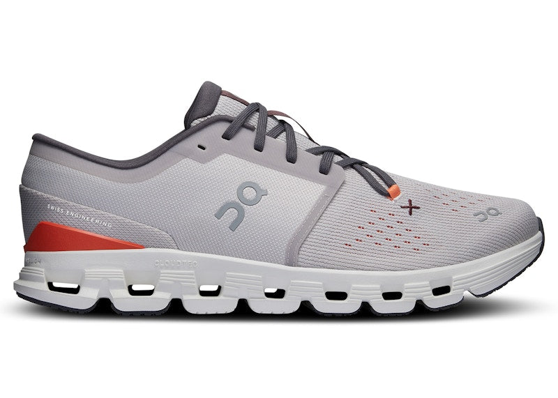 On Running Cloud X 4 Silver Flame