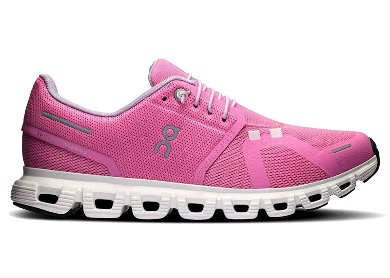 On Running Cloud 6 Raspberry White (Women's)