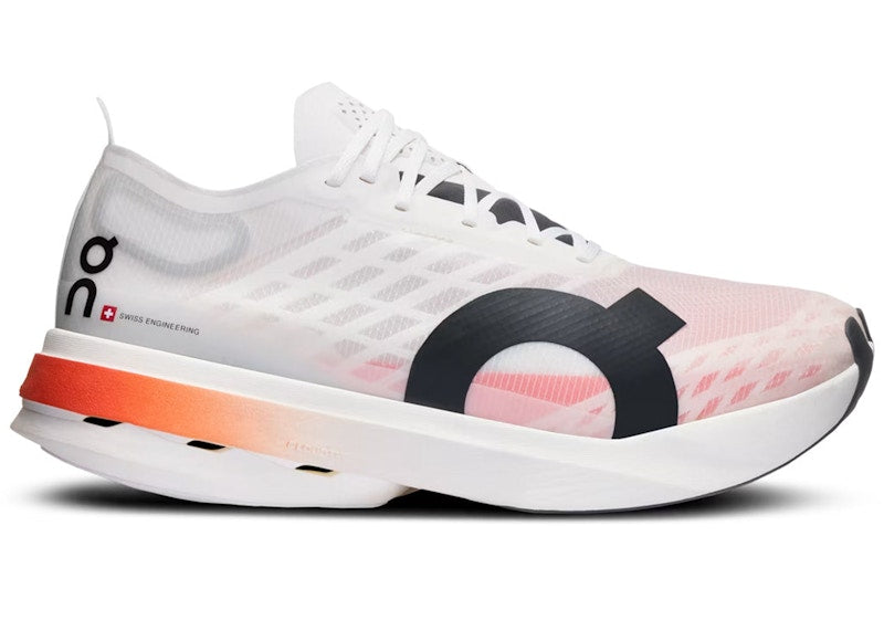 On Running Cloudboom Strike White Black Orange