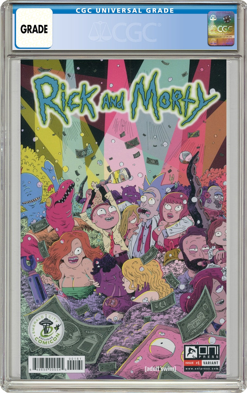 Oni Press Rick and Morty (2015 Oni Press) #1ECCC Comic Book CGC Graded