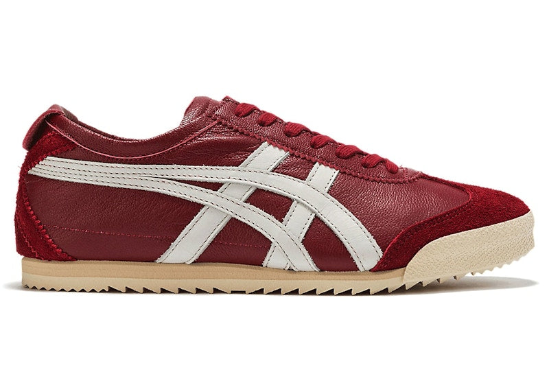 Onitsuka Tiger Mexico 66 Deluxe NM Burgundy White (Women's)