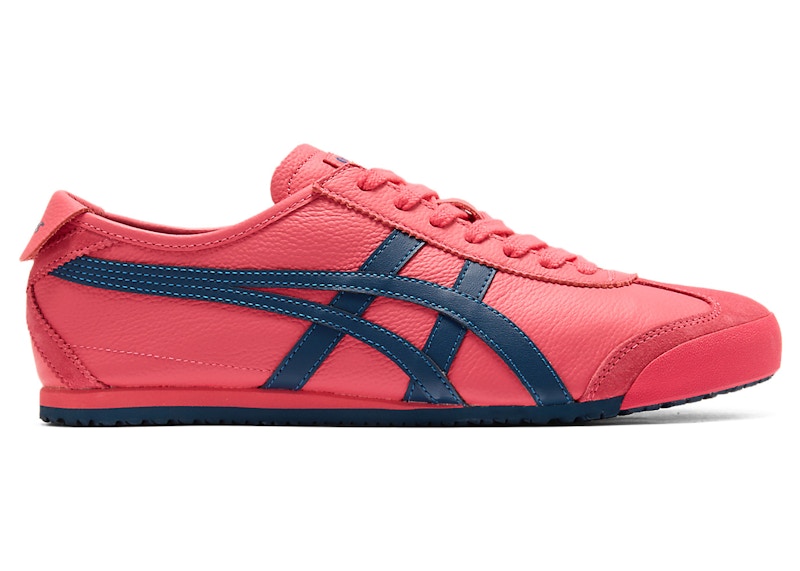 Onitsuka Tiger Mexico 66 Leather Pink Cameo Mako Blue