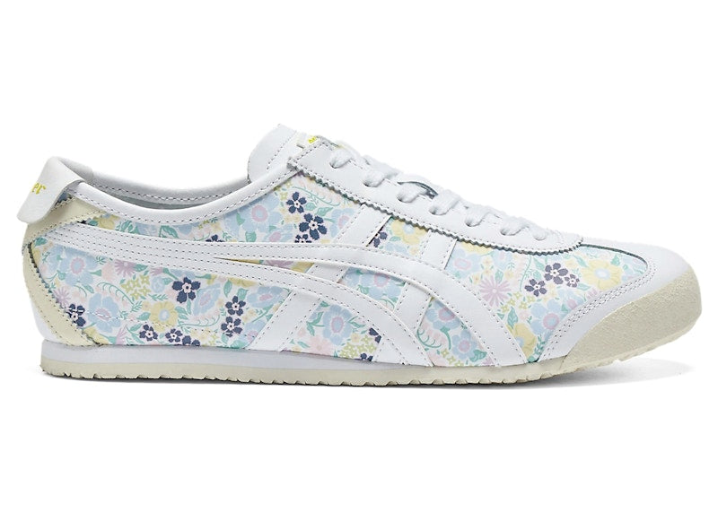 Onitsuka Tiger Mexico 66 White Blue Floral