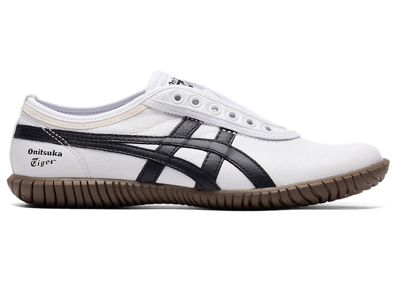 Onitsuka Tiger Tsunahiki Slip-On White Black