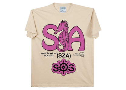 Online Ceramics SZA S.O.S. Album Tee Beige