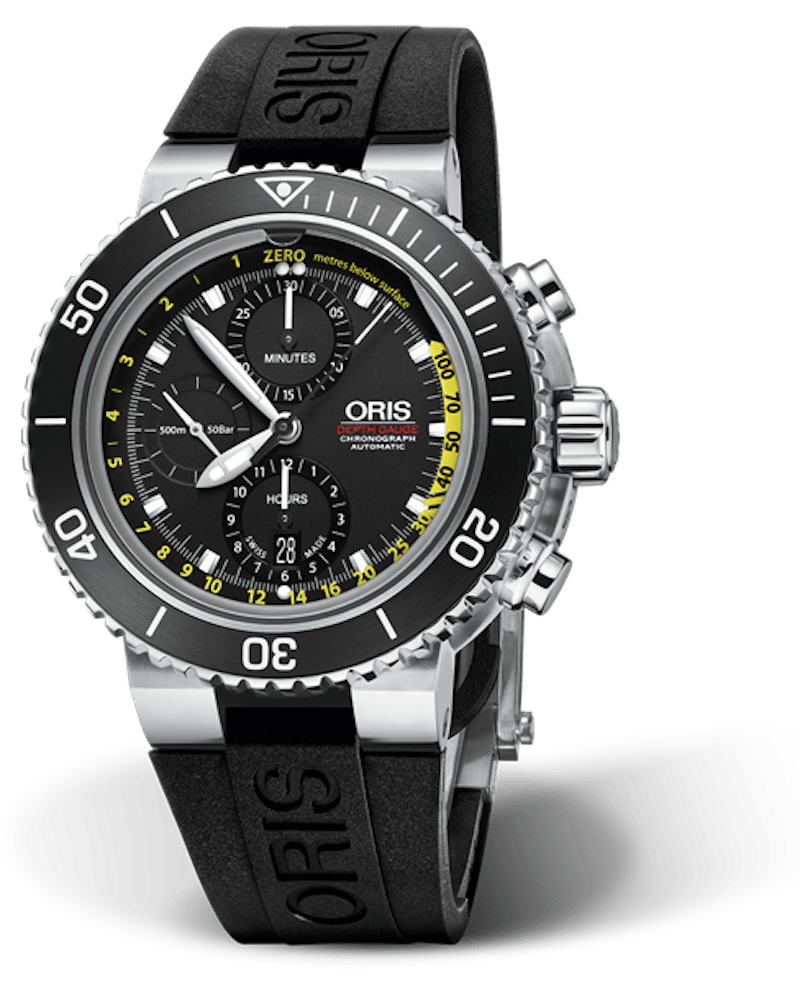 Oris Aquis Depth Gauge Chronograph 01 774 7708 4154-Set RS