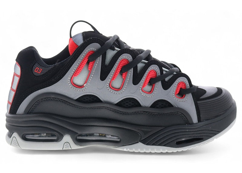 Osiris D3 2001 Black Grey Red