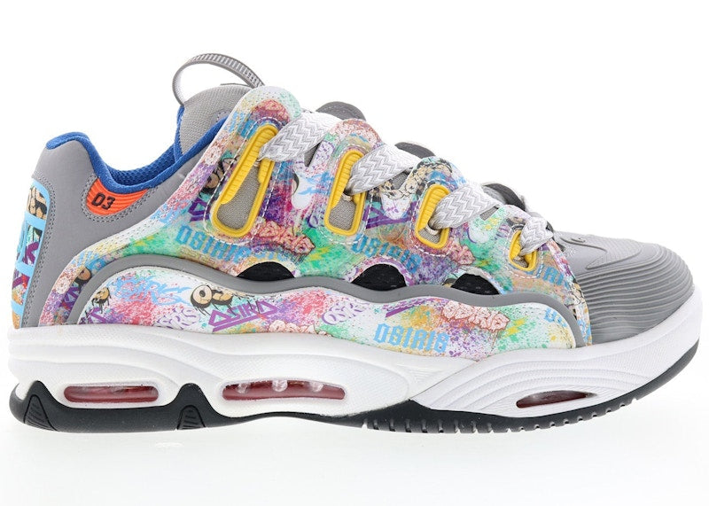 Osiris D3 2001 Graffiti Stealth Grey