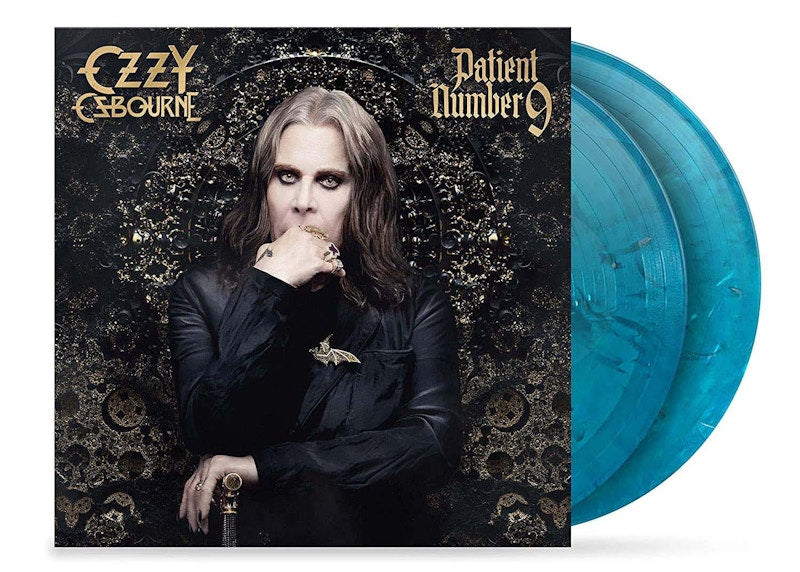 Ozzy Osbourne Patient Number 9 Amazon Exclusive 2XLP Vinyl Blue Marble