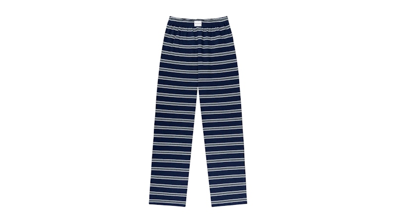 Parke Holiday Striped Cotton Boxer Pant Snowflake Stripe