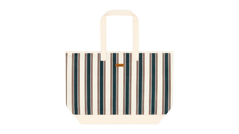 Parke Holiday Striped Oversized Tote Multicolor