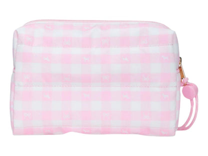 PINK x LoveShackFancy Makeup Bag Icon Gingham