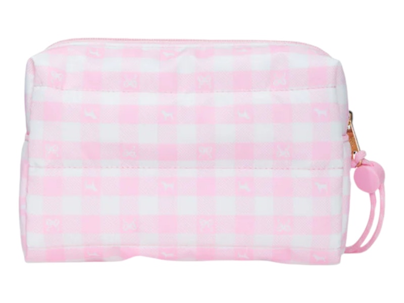 PINK x LoveShackFancy Makeup Bag Icon Gingham