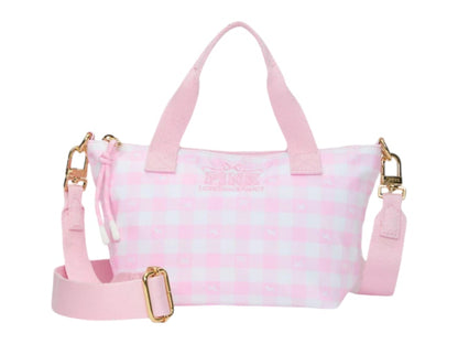 PINK x LoveShackFancy Mini Tote Bag Icon Gingham