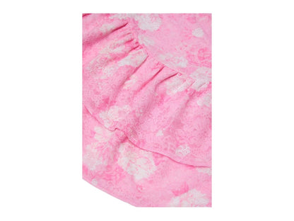 PINK x LoveShackFancy Strapless Lace Mini Dress Everblooming Pink