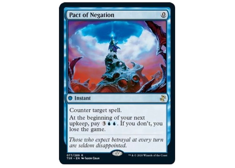 Pact of Negation Magic: The Gathering TCG Time Spiral: Remastered Rare #77 (Ungraded)