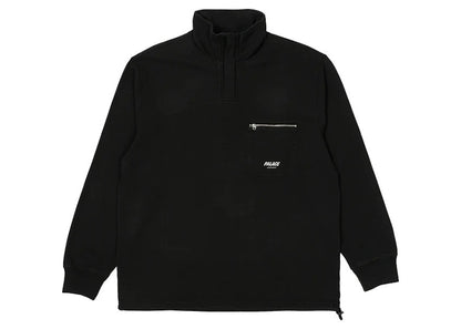 Palace 1/4 Zip 380 Funnel Neck Black