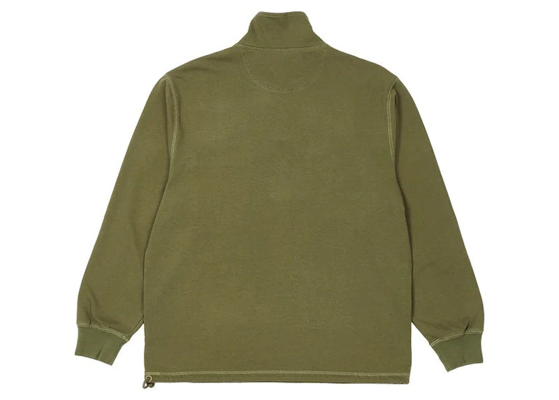 Palace 1/4 Zip 380 Funnel Neck Olive