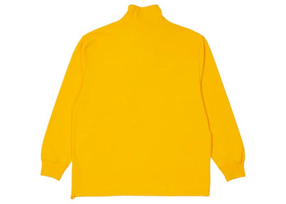 Palace 1/4 Zip 380 Funnel Neck Yellow