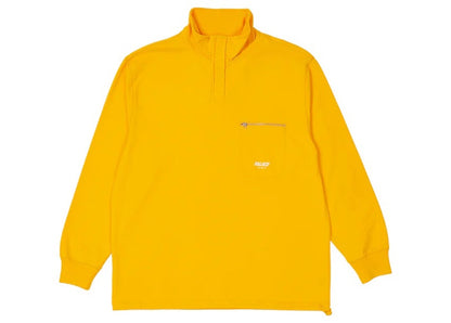 Palace 1/4 Zip 380 Funnel Neck Yellow