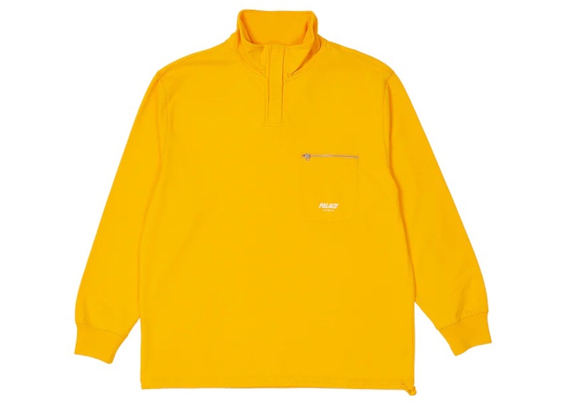 Palace 1/4 Zip 380 Funnel Neck Yellow