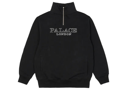 Palace 1/4 Zip Funnel (FW22) Black