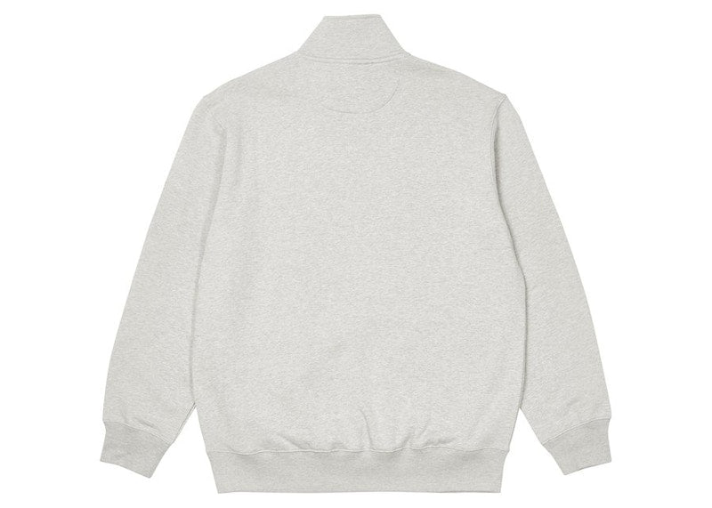 Palace 1/4 Zip Funnel Grey Marl