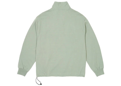 Palace 1/4 Zip Washed Funnel Jade