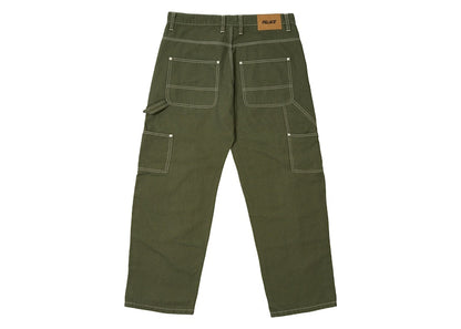 Palace 10 Oz Double Knee Pant The Deep Green