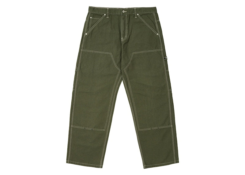 Palace 10 Oz Double Knee Pant The Deep Green