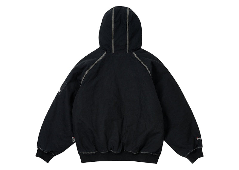 Palace 10 Oz Hooded Jacket Black