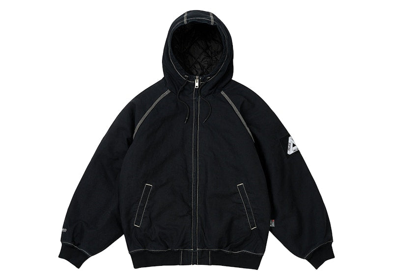 Palace 10 Oz Hooded Jacket Black
