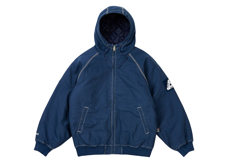 Palace 10 Oz Hooded Jacket Navy