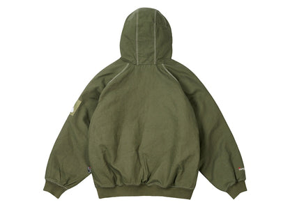 Palace 10 Oz Hooded Jacket Olive