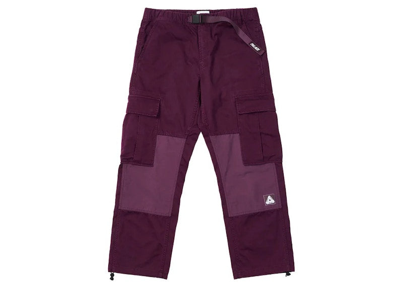 Palace 2 Tone Belter Trousers Purple