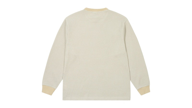 Palace 2-Tone Waffle Longsleeve Stoney Grey