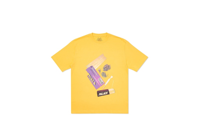 Palace Skin Up Monsieur T-shirt Yellow