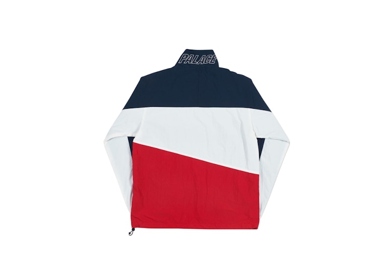 Palace 3-Track Shell Top Navy/White/Red