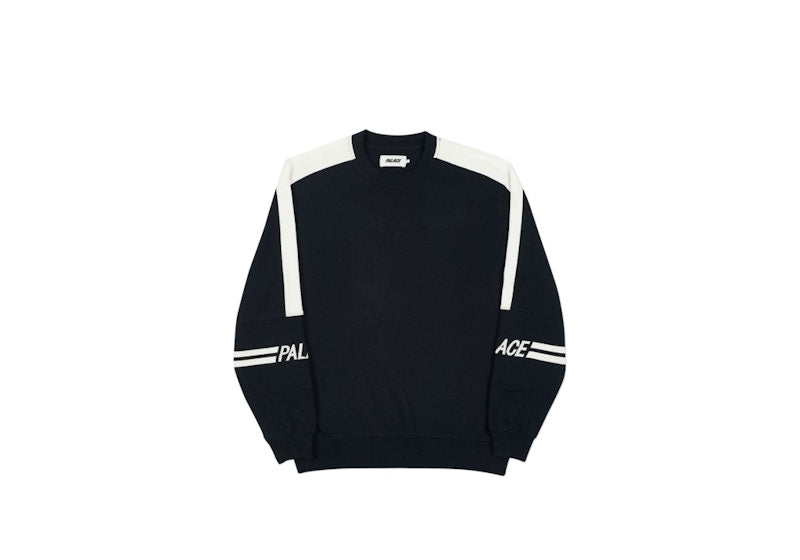 Palace 320 Crew Black/White