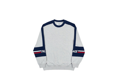 Palace 320 Crew Grey Marl/Navy