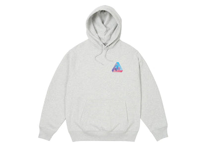 Palace 3P Fade Hood Grey Marl