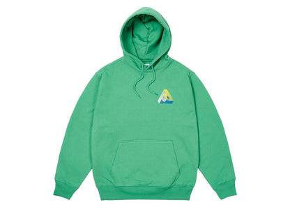 Palace 3P Fade Hood Sweet Pea Green