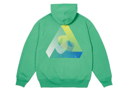 Palace 3P Fade Hood Sweet Pea Green