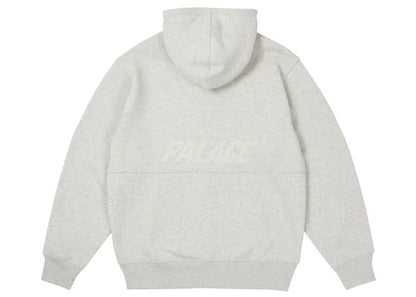 Palace 5G Zip Hood Grey Marl