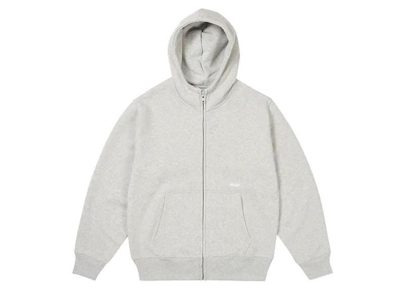 Palace 5G Zip Hood Grey Marl