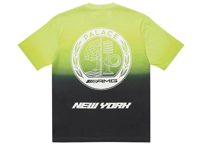Palace AMG 2.0 New York T-shirt Black/Lime