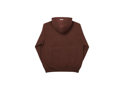Palace ARD Quality Zip Hood Brown