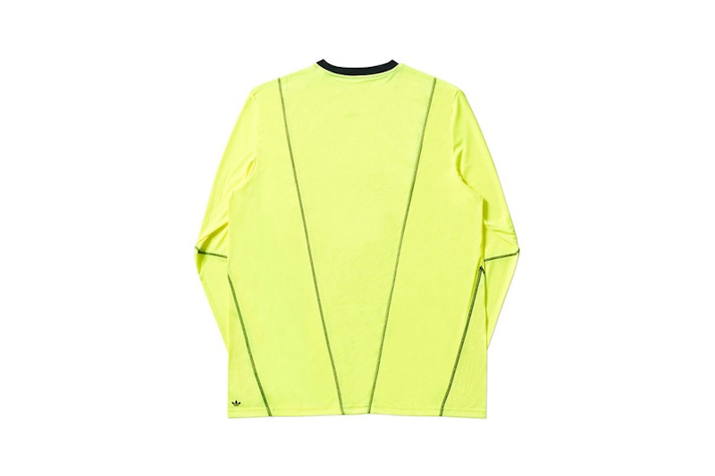 Palace Adidas Longsleeve Tee Solar Yellow/Black